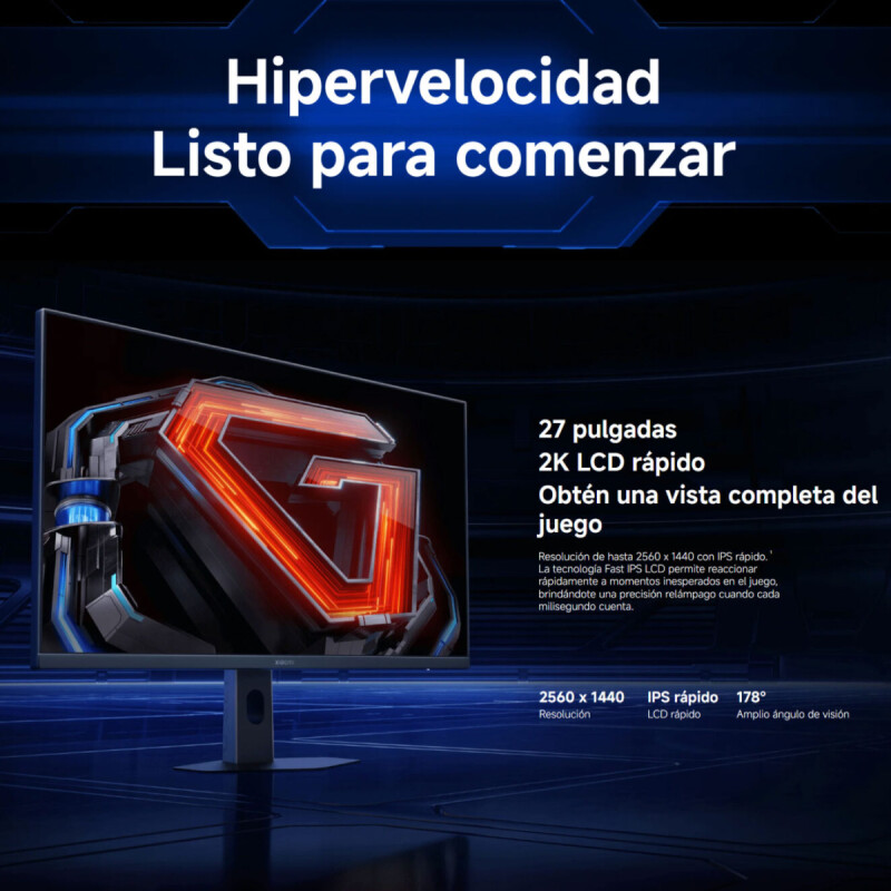 Monitor Gamer Xiaomi G27Qi 2026 2K 200MHz 1ms 27" Monitor Gamer Xiaomi G27Qi 2026 2K 200MHz 1ms 27"
