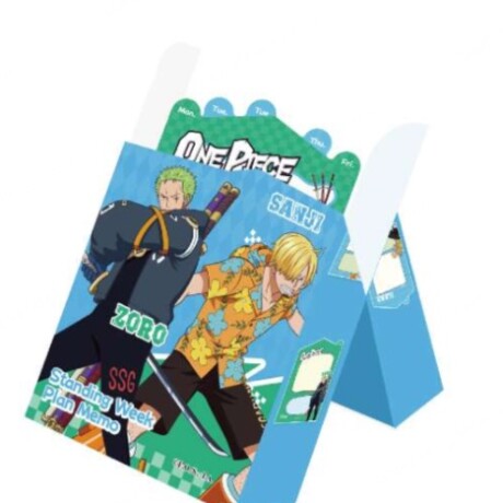 Set notas planificador semanal One Piece Zoro y Sanji