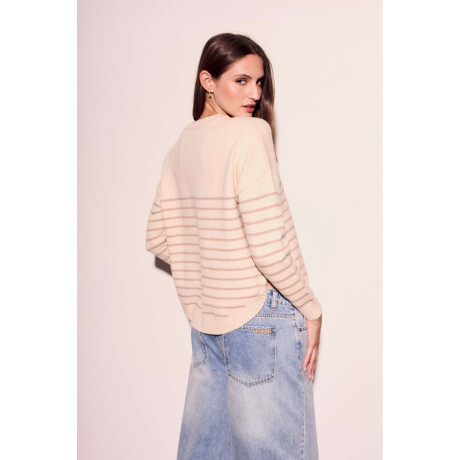 Sweater Rayado Mocha