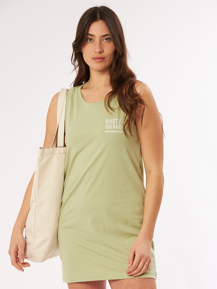 MUSCULOSA LARGA TEMIS RUSTY - Menta 