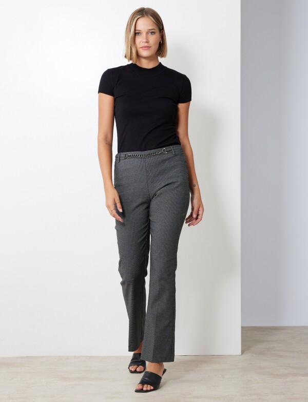 Pantalon Chain NEGRO/GRIS