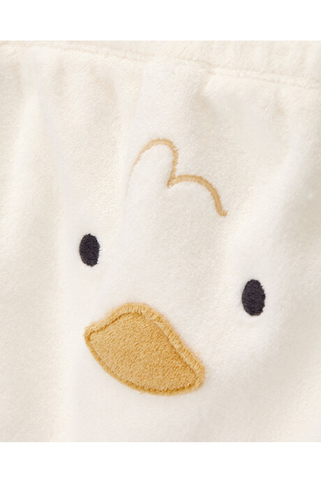 Set tres piezas de algodón, campera y pantalón de terry, más body, diseño pato Set tres piezas de algodón, campera y pantalón de terry, más body, diseño pato