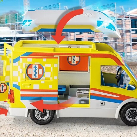 Set Playmobil Ambulancia con Luz y Sonido 001