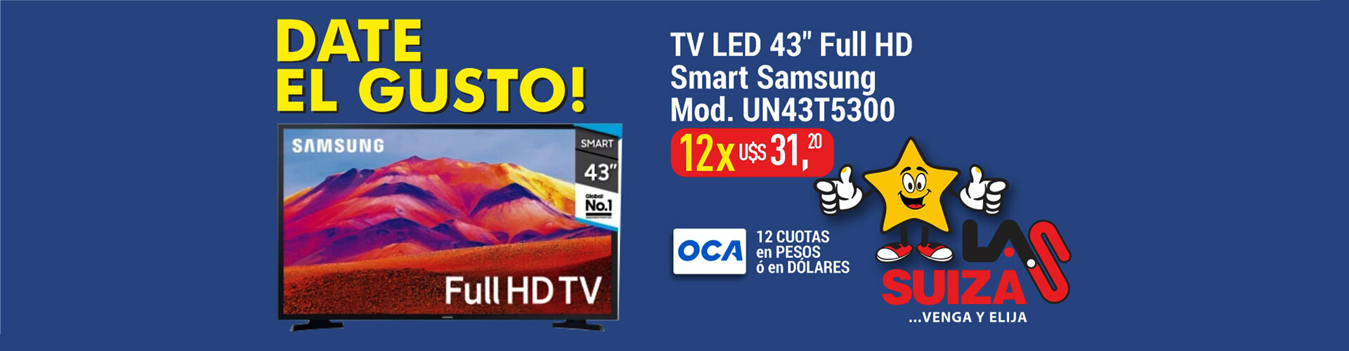 TV Led Sansung 43"