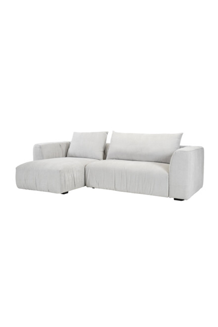CORSO SOFA CORSO CHAISE IZQ 266X105X80CM (2PIEZAS) TELA GRIS CLARO