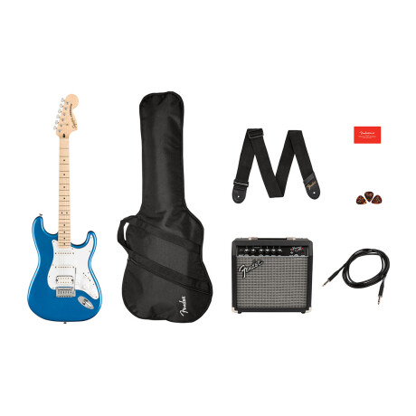 Guitarra Electrica Pack Squier Affinity Strato Hss Lake Placid Blue Guitarra Electrica Pack Squier Affinity Strato Hss Lake Placid Blue