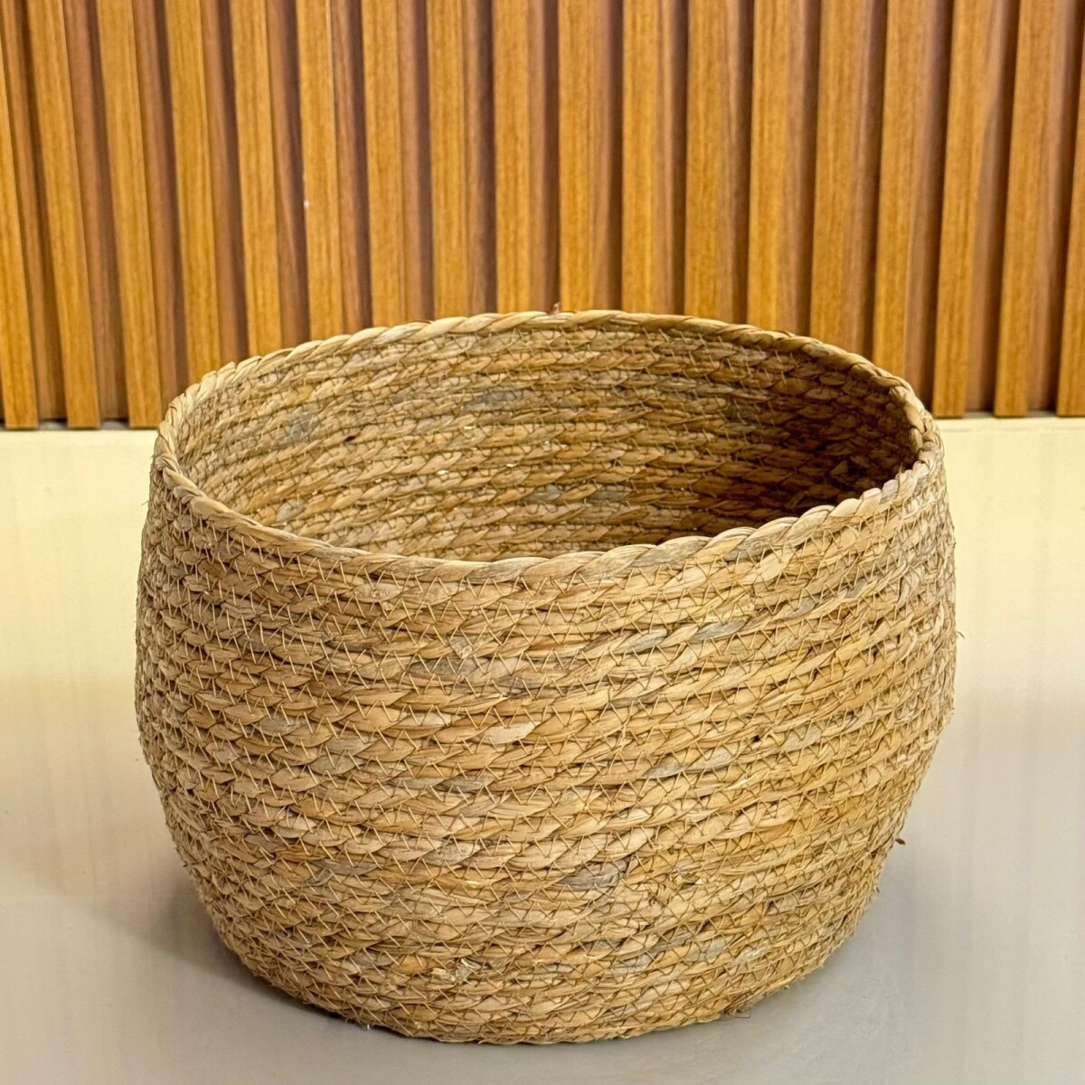 Canasto Cesto Yute Natural Alto 18cm x Ø 28cm 