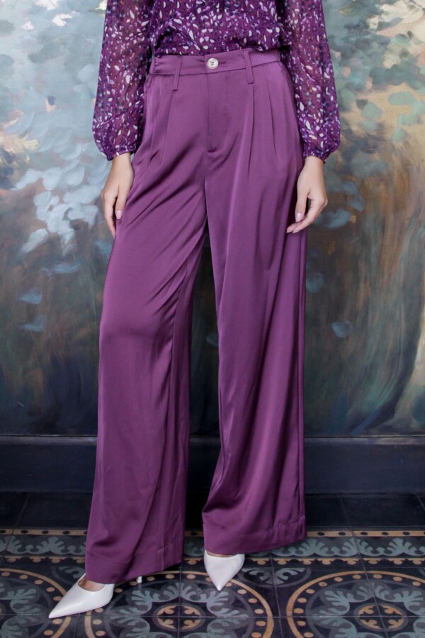 Pantalon Saten Wide VIOLETA