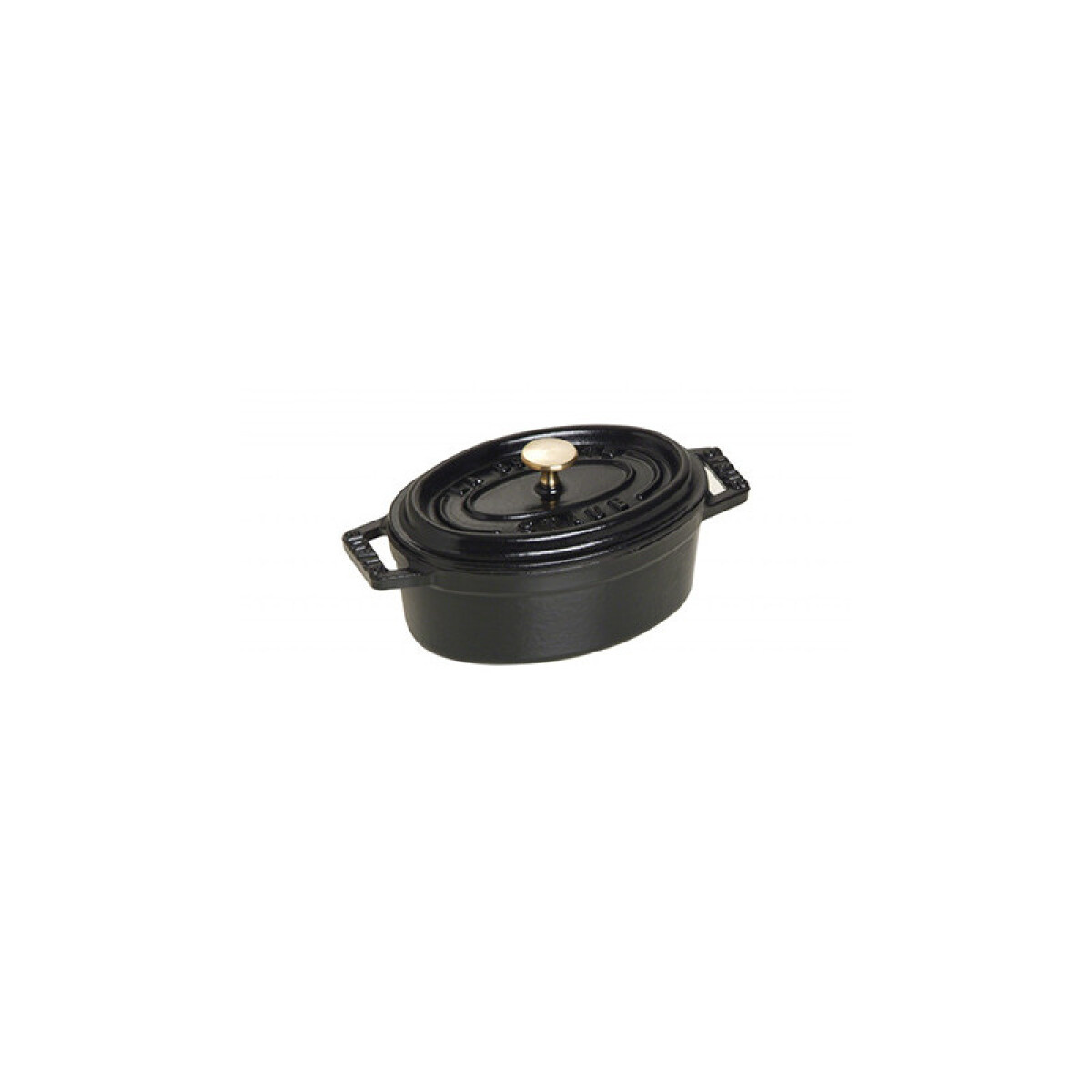 STAUB MINI COCOTTE OVAL NEGRA 11 cm 