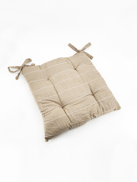 ALMOHADON SILLA RAYAS BEIGE