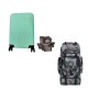 Valija Carry-on de mano + Mochila Para Mochilero 60L Verde menta