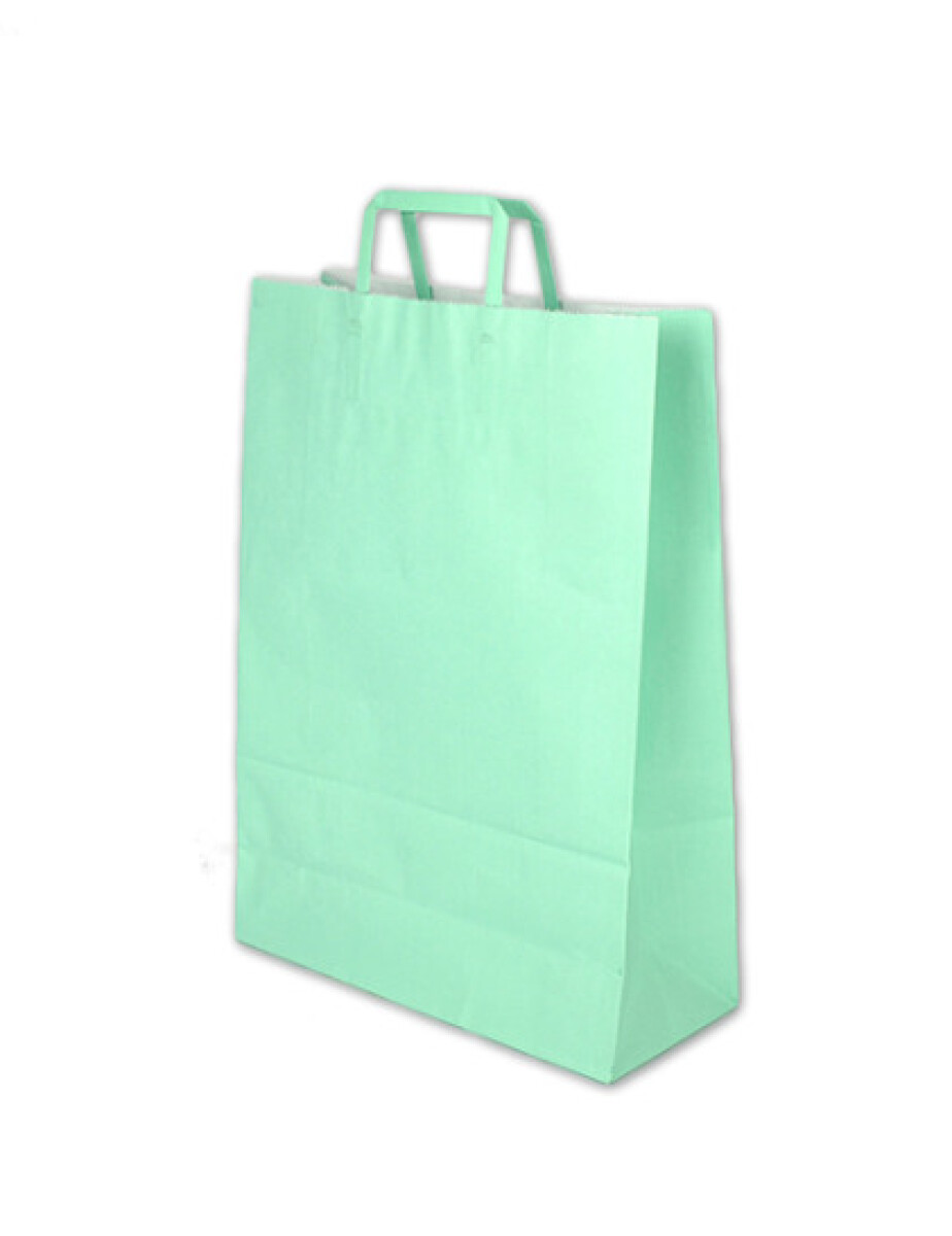 Bolsa lisa acuario 30x12x41 cm - PASTEL AQUA 