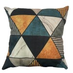 ALMOHADON ESTAMPADO 45x45CM TRIANGULOS DIF COLORES ALMOHADON ESTAMPADO 45x45CM TRIANGULOS DIF COLORES