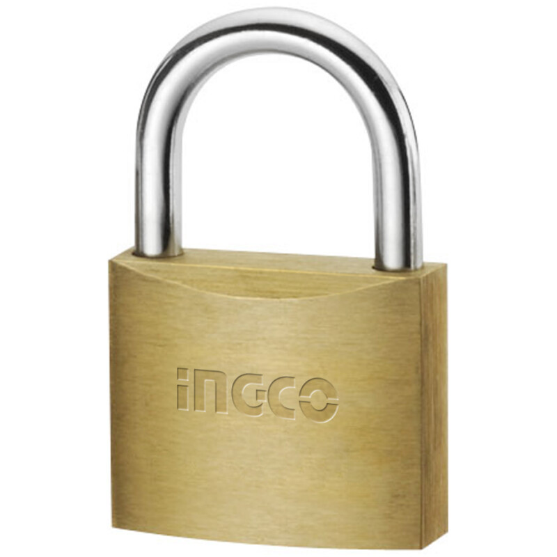 CANDADO BRONCE 60MM INGCO 3 LLAVES DBPL0602 CANDADO BRONCE 60MM INGCO 3 LLAVES DBPL0602