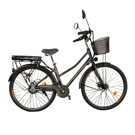 Bicicleta Eléctrica Rod. 28 36V 10.4AH Metrópolis Ub GRIS-VERDOSO