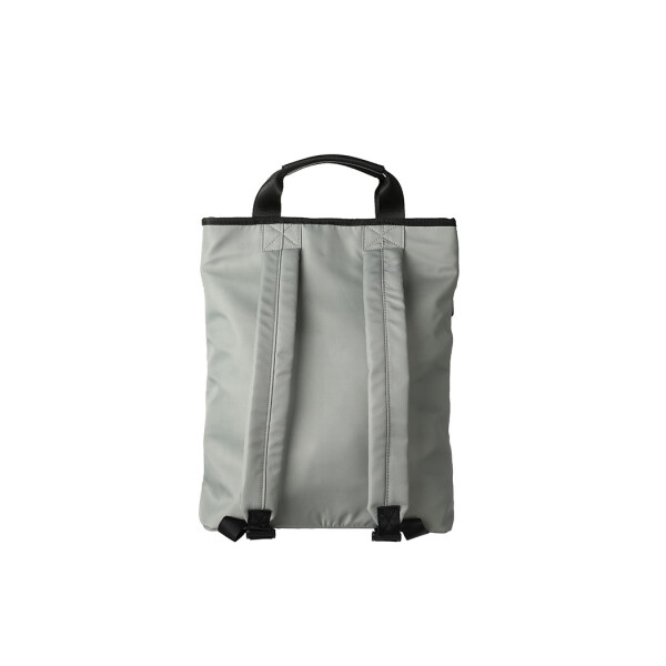 Mochila rectangular gris