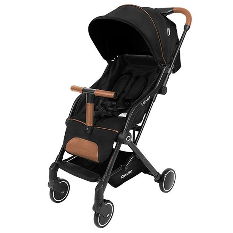 Cochecito Plegable Carestino Smart + Accesorios Negro