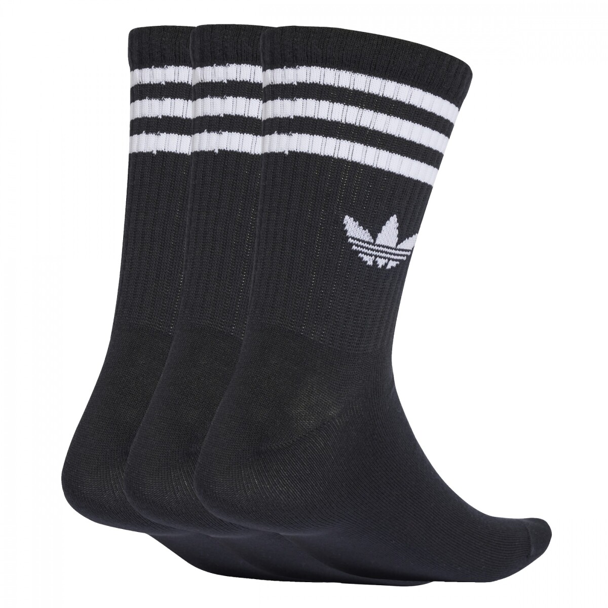 MEDIAS ADIDAS 3S CREW S 3P Hombre JV7402 - Negro 