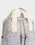Mochilas Urbanas Estampados Mochila De Cuerina - Azul Celeste