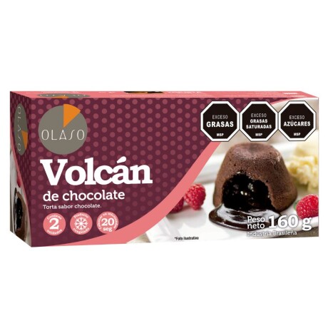 Volcán de chocolate Olaso - 2 uds. - 160 gr 001