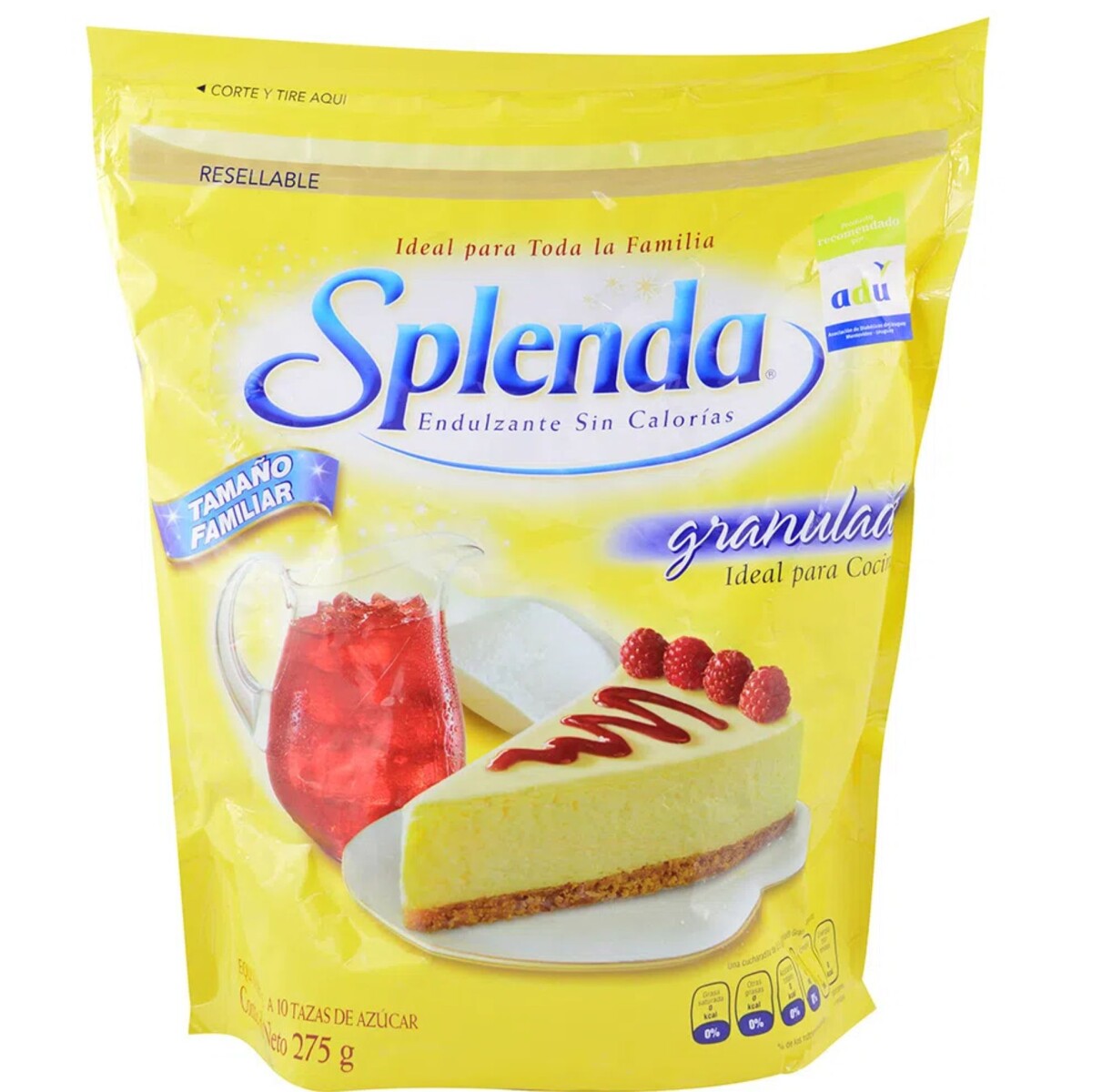 Edulcorante granulado familiar 275g Splenda 