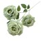 Rama De Rosas x3 Verde Pastel
