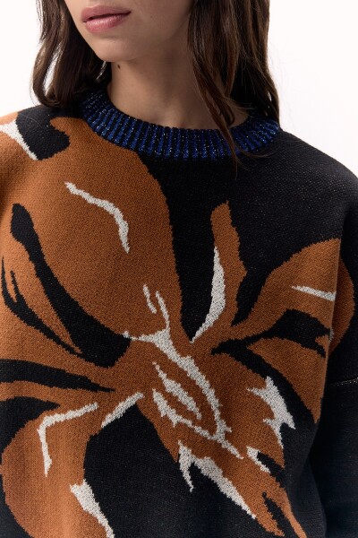 Sweater Orquidea Camel