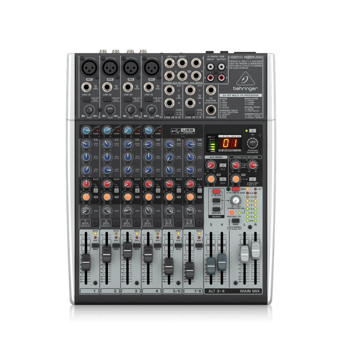 Consola Behringer Xenyx X1204usb 