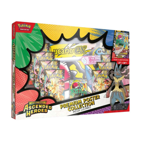Pokémon Ascended Heroes - Poster Collection Mega Lucario ex [Inglés]