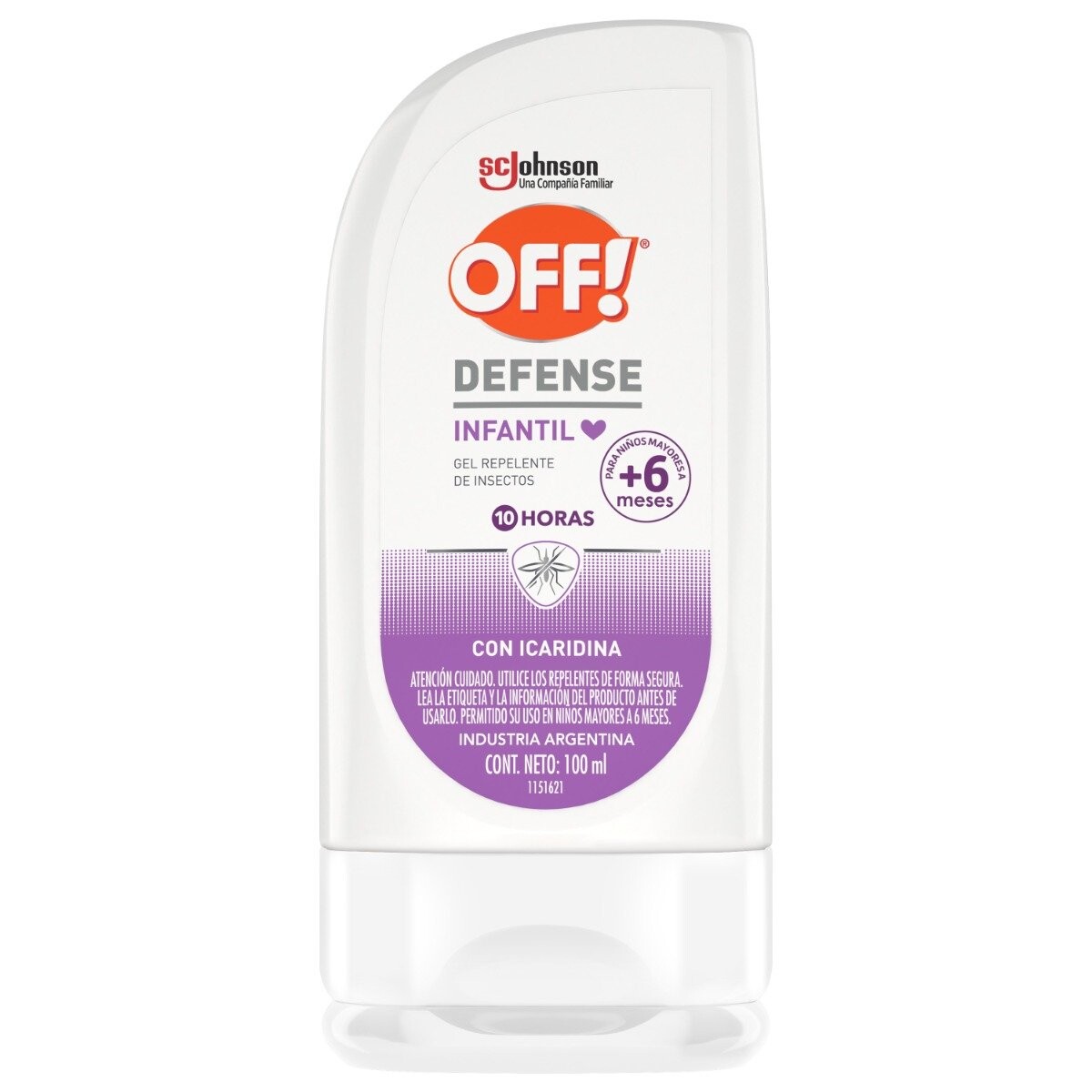 Repelente OFF! Defense Infantil Gel 