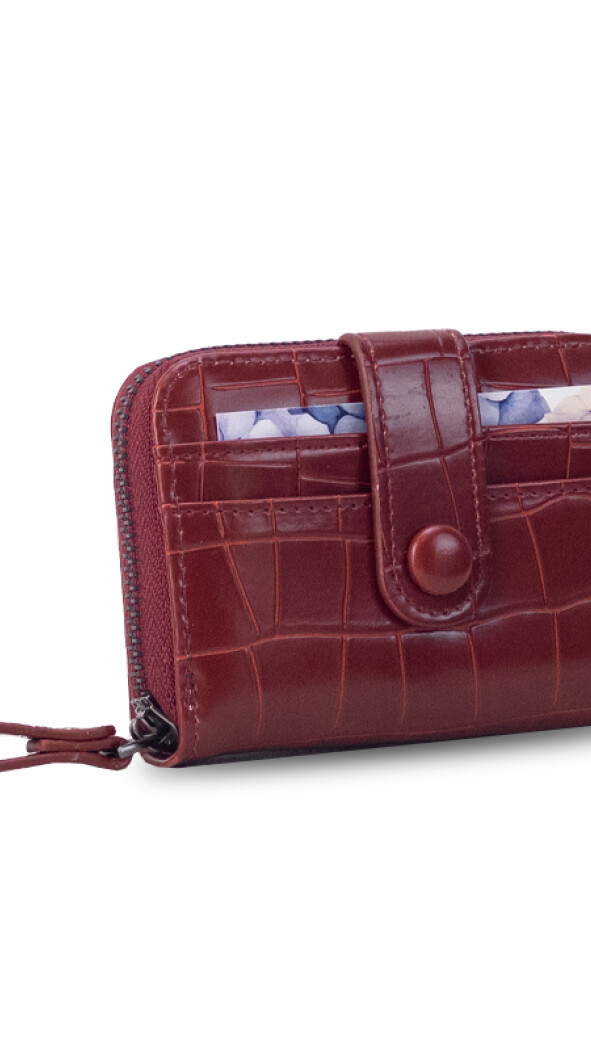 TARJETERO IRINA CROCO BORDEAUX