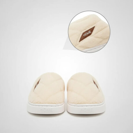 Pantuflas Unisex Suela Antideslizante Felpa Suave y Abrigada Natural