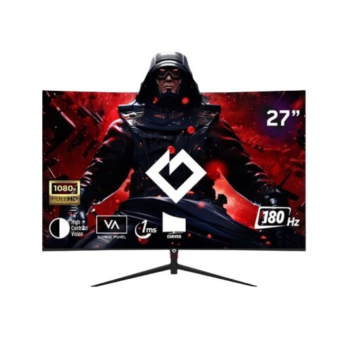 MONITOR GAMER CZ270 27" FHD 180HZ CURVO GRAVITY Negro