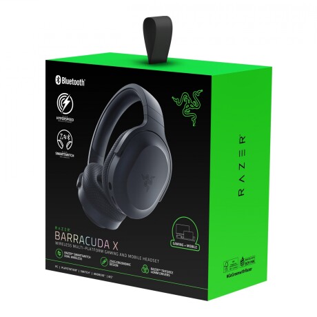 Razer Barracuda X - Auricular - tamaño completo - Bluetooth/radiofrecuencia de 2,4 GHz - inalámbrico, cableado - conector de 3,5 Razer Barracuda X - Auricular - tamaño completo - Bluetooth/radiofrecuencia de 2,4 GHz - inalámbrico, cableado - conector de 3,5