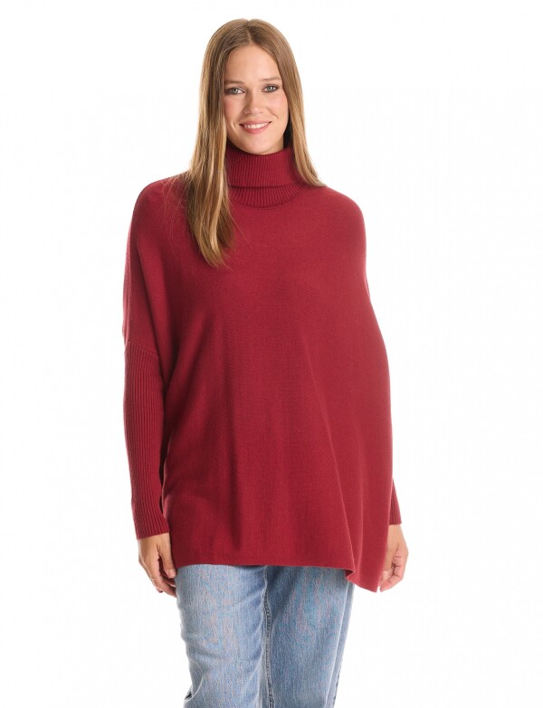 Polera Oversize BORDEAUX