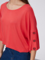 Remera Miky Rojo Coral