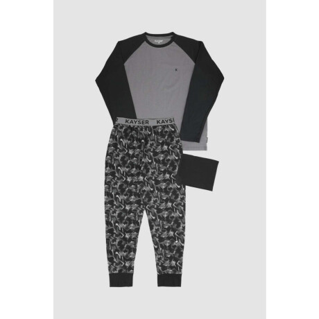 67-1818 pijama rombo Gris