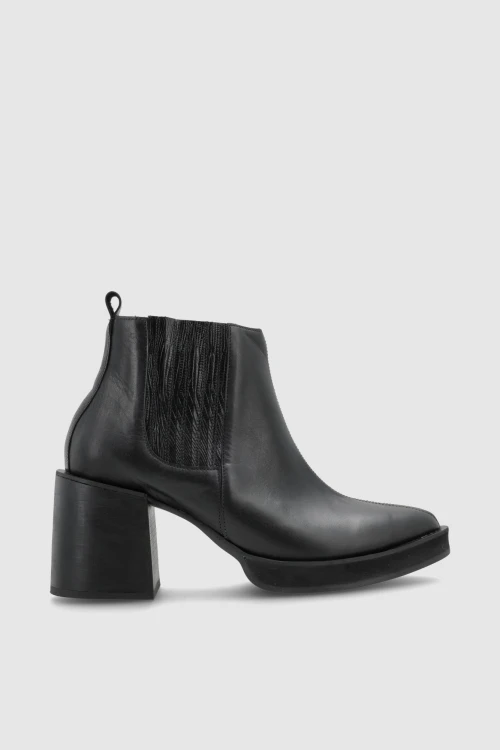 Bota caña baja Leticia Negro