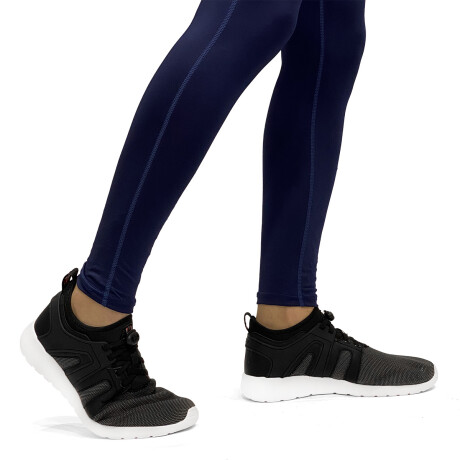 Pantalón Deportivo Calza Larga X2 Térmica Con Bolsillo Para Hombre Negro Azul