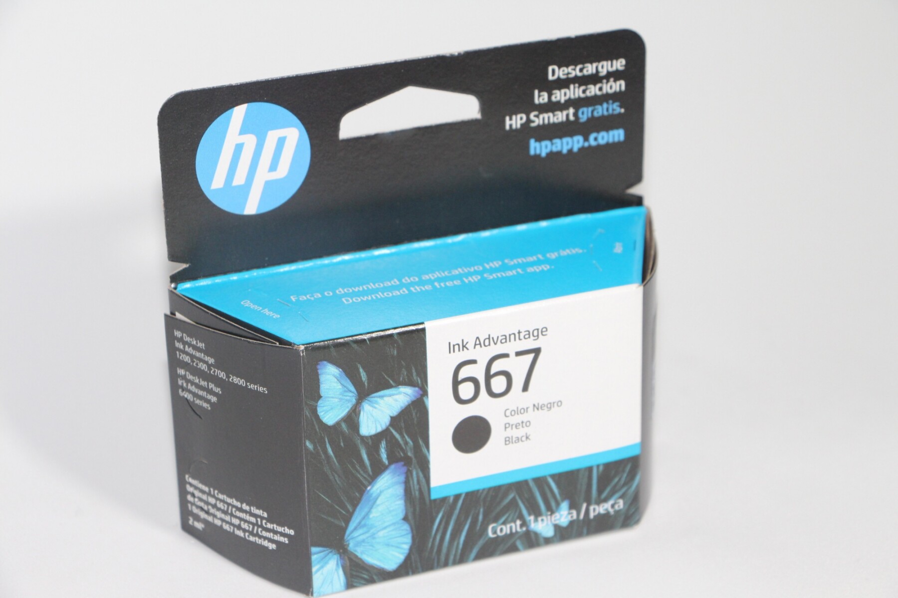 CARTUCHO HP 667 NEGRO MODELO 2375/2775 