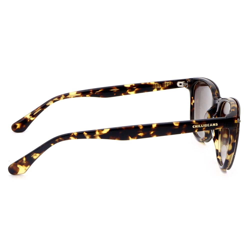 Lentes 2 En 1 Polarizada Redondo Chilli Beans Gradiente Marón/Marrón