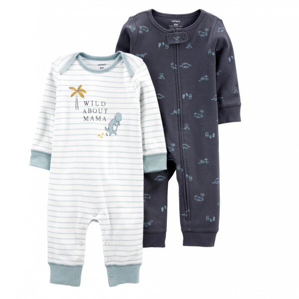 Enteritos Carters x2 Dinos Sin Pie Enteritos Carters x2 Dinos Sin Pie