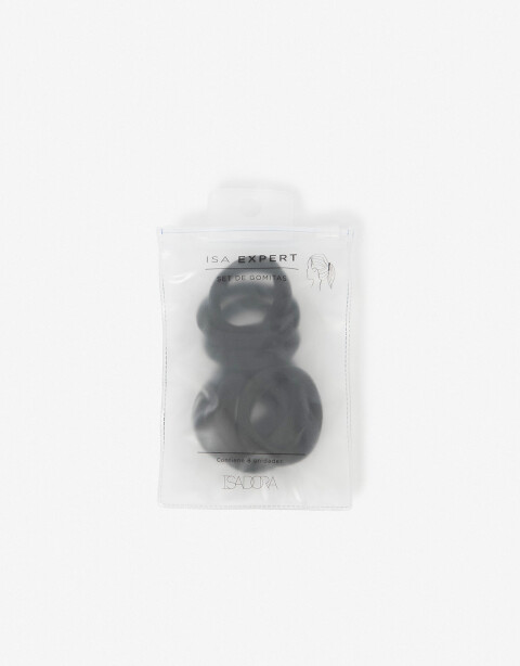 Accesorios Pelo Set Varios Set De Gomitas Elásticas - Negro