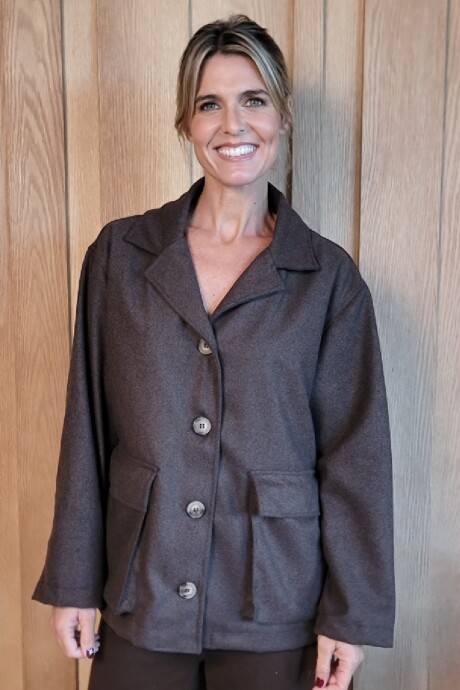 Sobreacamisa Budapest Paño Chocolate