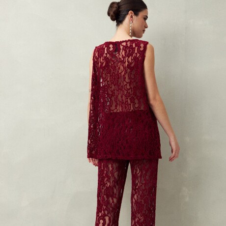 PANTALON YORGOS Bordó Merlot