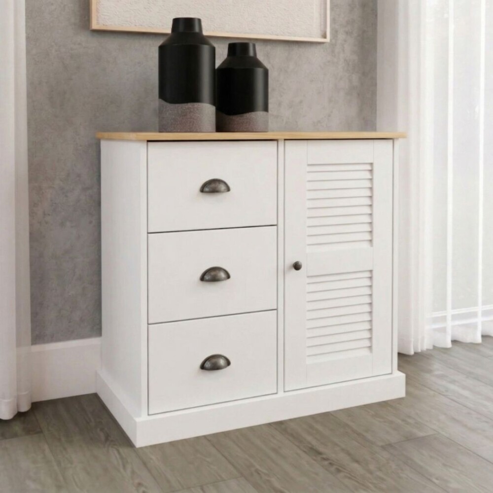 Aparador 1 Puerta 3 Cajones - Línea Valenciana - Blanco Aparador 1 Puerta 3 Cajones - Línea Valenciana - Blanco