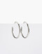 Aros Argollas Metal Aros Argolla De Acero - Plateado