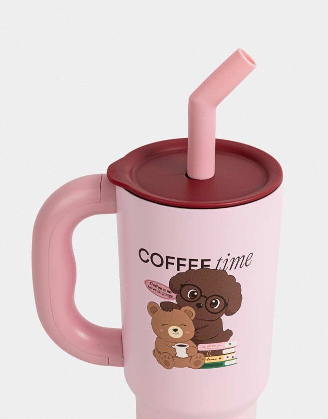 Artículos cocina Vaso Térmico De 700 Ml - Rosa Claro