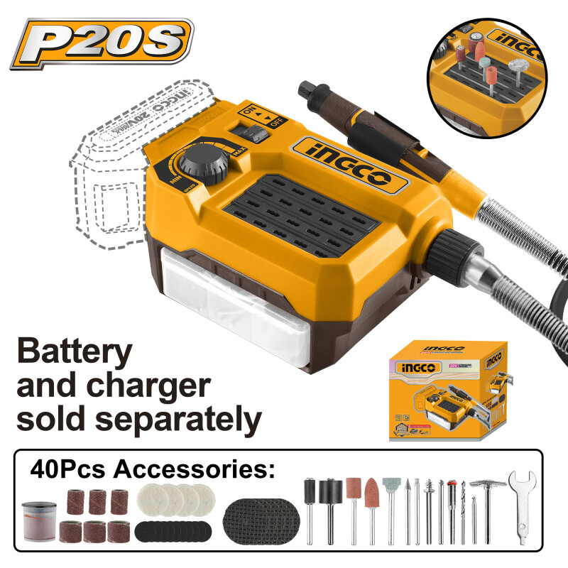 MINI TORNO A BATERIA 20V P20S INALAMBRICO C ACCESORIOS MINI TORNO A BATERIA 20V P20S INALAMBRICO C ACCESORIOS