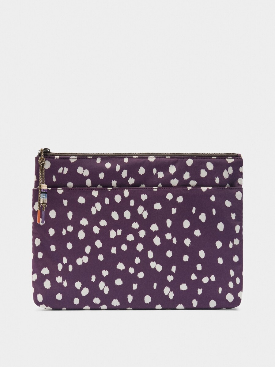 Funda Estampada De Nylon Para Tablet 13" - multicolor 